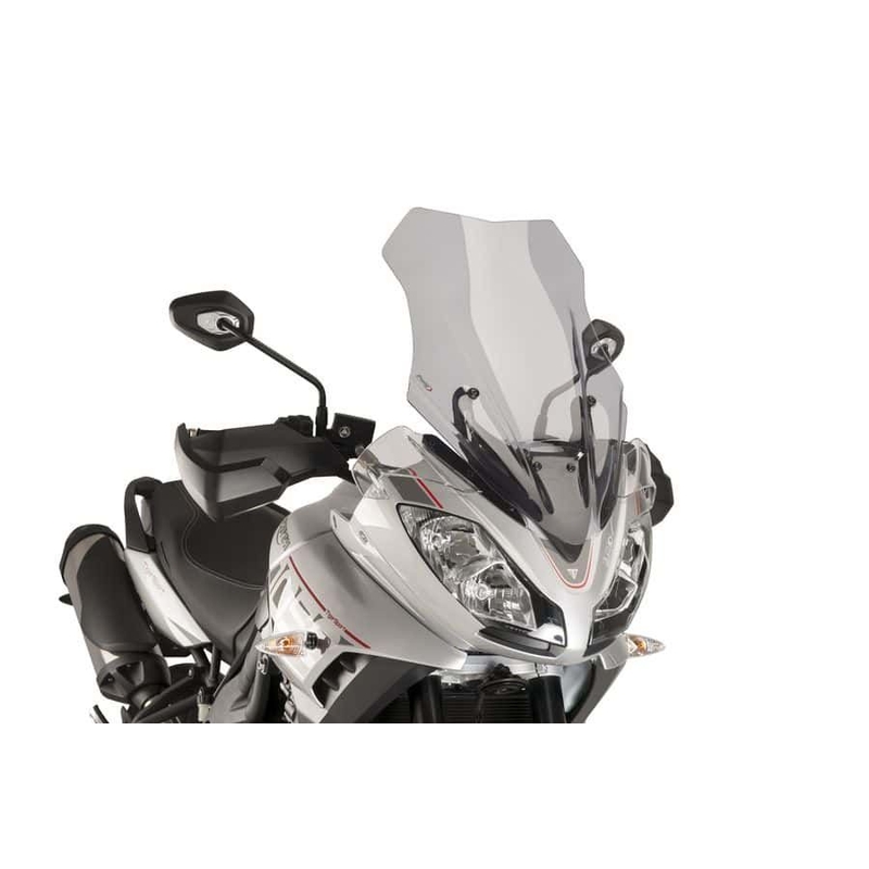 Plexi štít PUIG TOURING kouřová pro TRIUMPH Tiger 1050 Sport 2016-2019