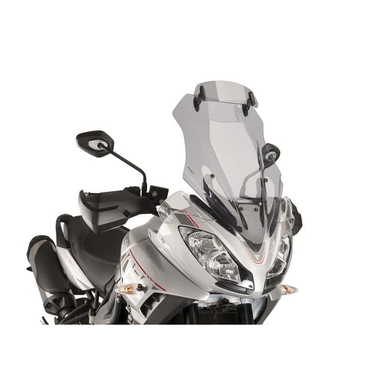 Plexi štít PUIG TOURING WITH VISOR kouřová pro TRIUMPH Tiger 1050 Sport 2016-2019