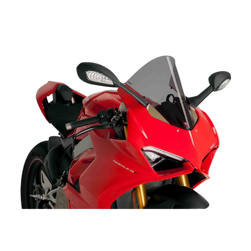 Plexi štít PUIG RACING tmavá kouřová pro DUCATI Panigale V2 950 2020-2024