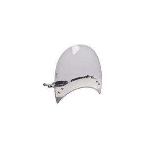 Plexi štít PUIG ROADSTER 0444H kouřová universal, fixations on front forks