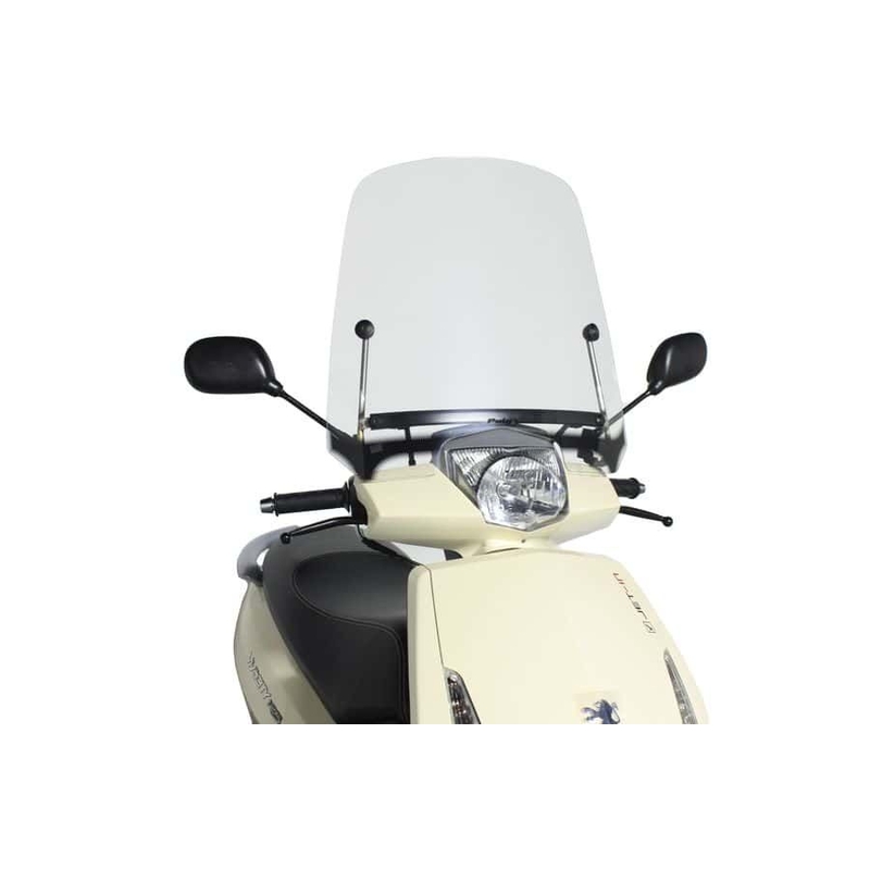 Plexi štít PUIG T.G. průhledný pro PEUGEOT Vivacity 50 2009-2017