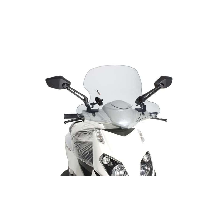 Plexi štít PUIG CITY TOURING kouřová pro APRILIA Sportcity One 125 2008-2012, APRILIA Sportcity One 50 2008-2012