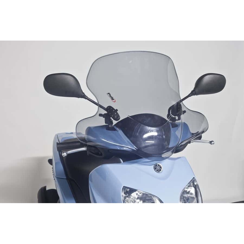 Plexi štít PUIG CITY TOURING kouřová pro YAMAHA Xenter 125 2012-2020