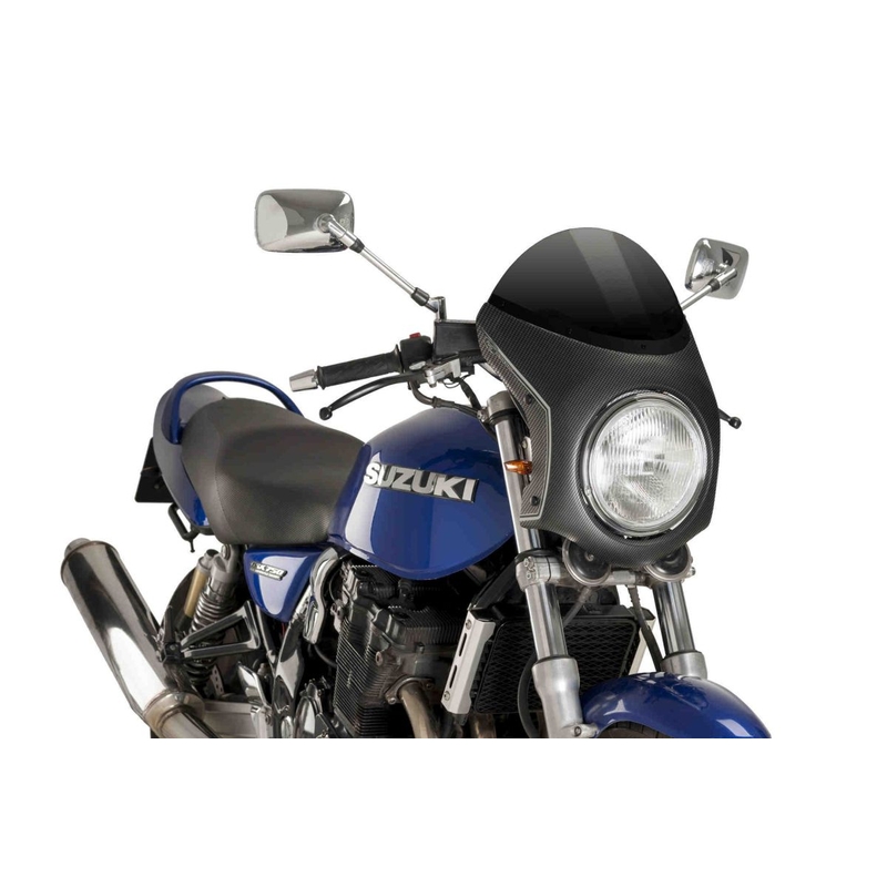 UNI plexi PUIG SEMI-FAIRING karbonový vzhled černý