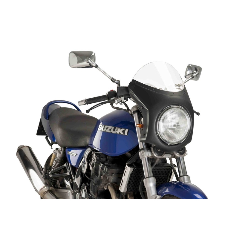 UNI plexi PUIG SEMI-FAIRING matná černá průhledný