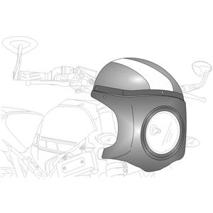 Spare supports PUIG SEMI-FAIRING 9979N černý d 180mm