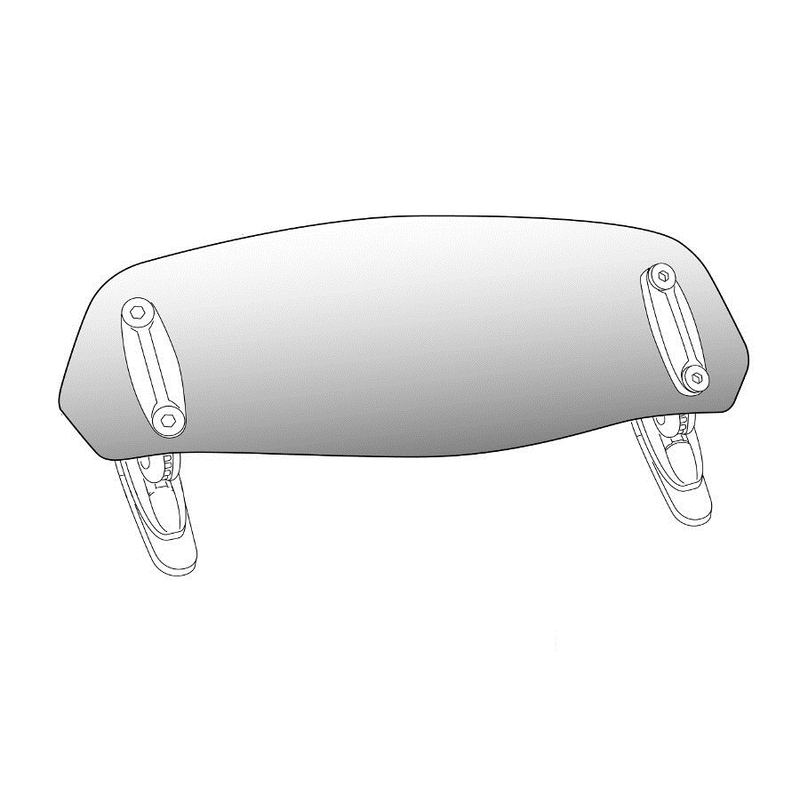 Náhradní plexi PUIG clip-on průhledný výprodej