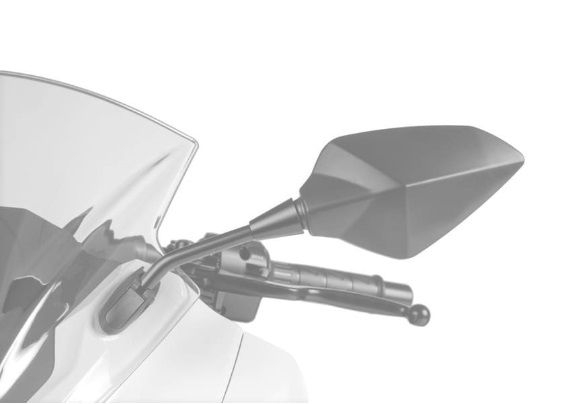 Zpětné zrcátko PUIG RS1 30° FAIRING FITTING 7342C karbonový vzhled pravý