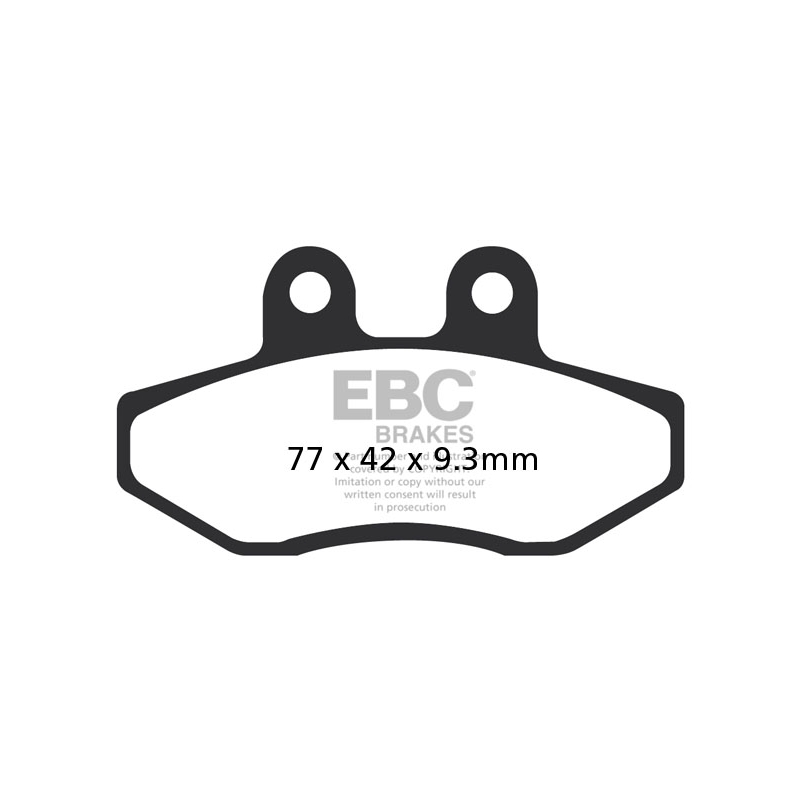 Brzdové destičky EBC