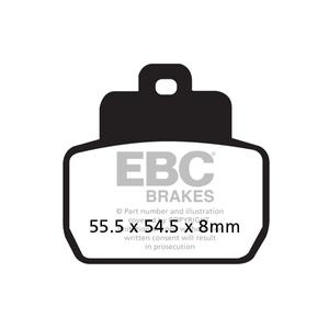 Brzdové destičky EBC SFA425
