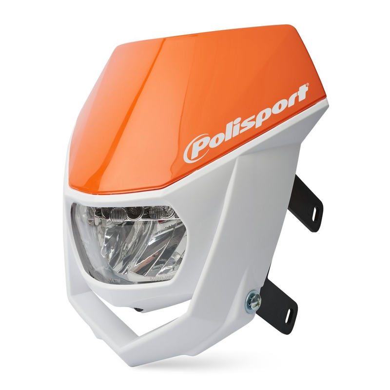 Světlomet POLISPORT HALO LED s LED světlem oranžová