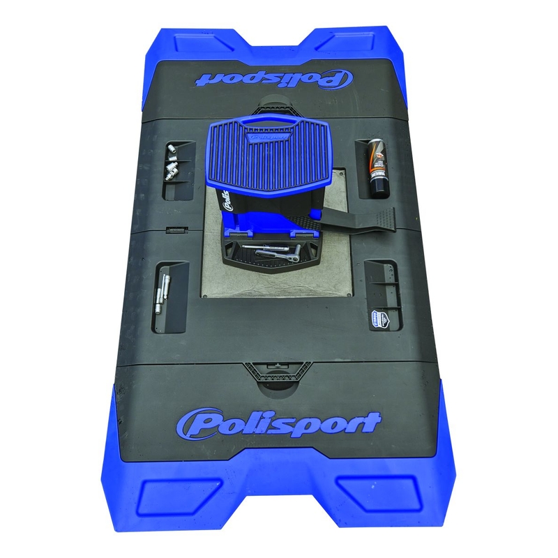 Podložka pod motorku POLISPORT modrá/černá