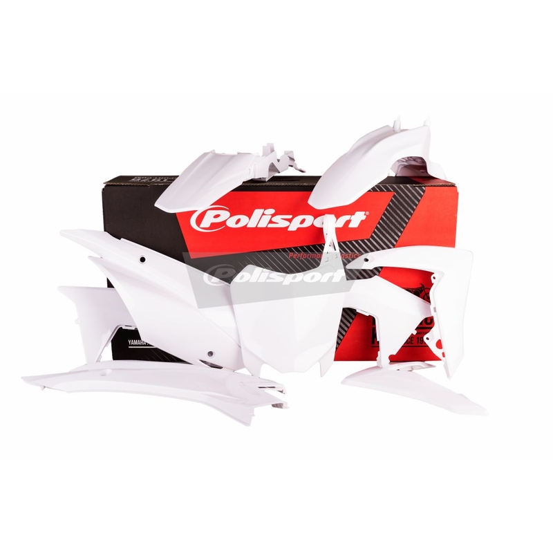 Sada plastů POLISPORT bílá pro HONDA CRF 110 F 2013-2018