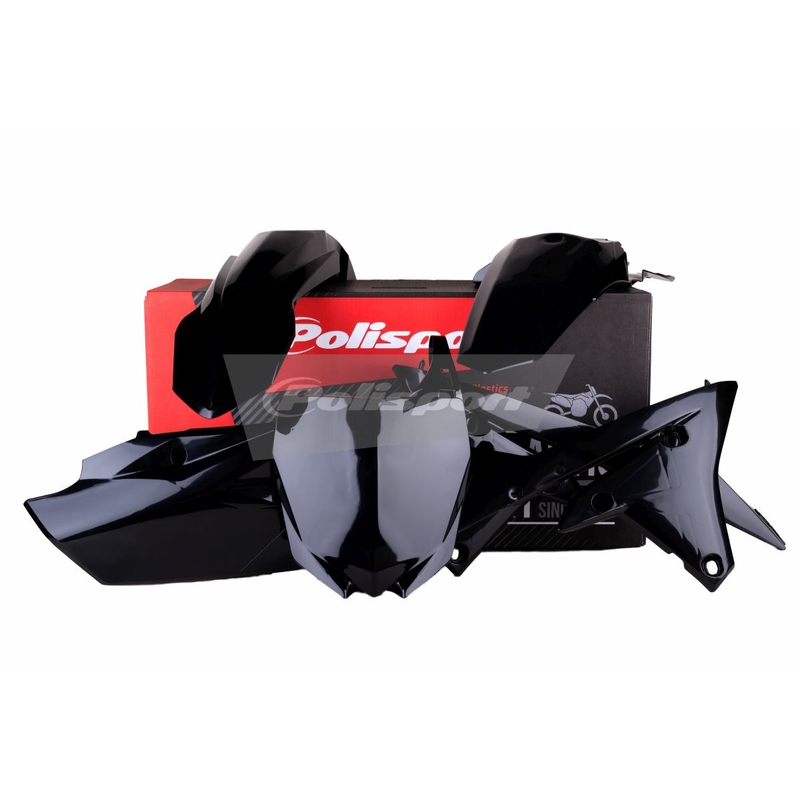 Sada plastů POLISPORT černý pro YAMAHA YZ 250 F 2014-2018, YAMAHA YZ 450 F 2014-2017