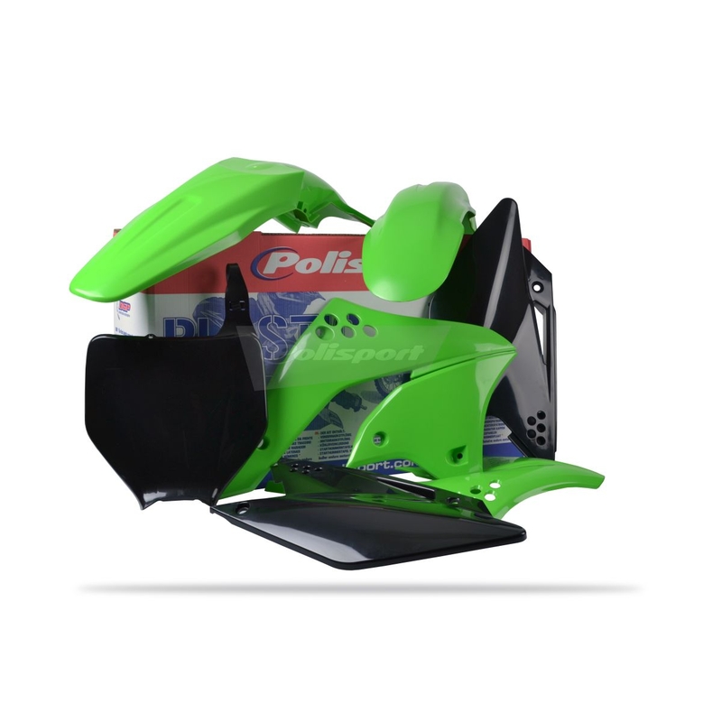Sada plastů POLISPORT OEM barva pro KAWASAKI KX 250 (F) 4T 2006-2008