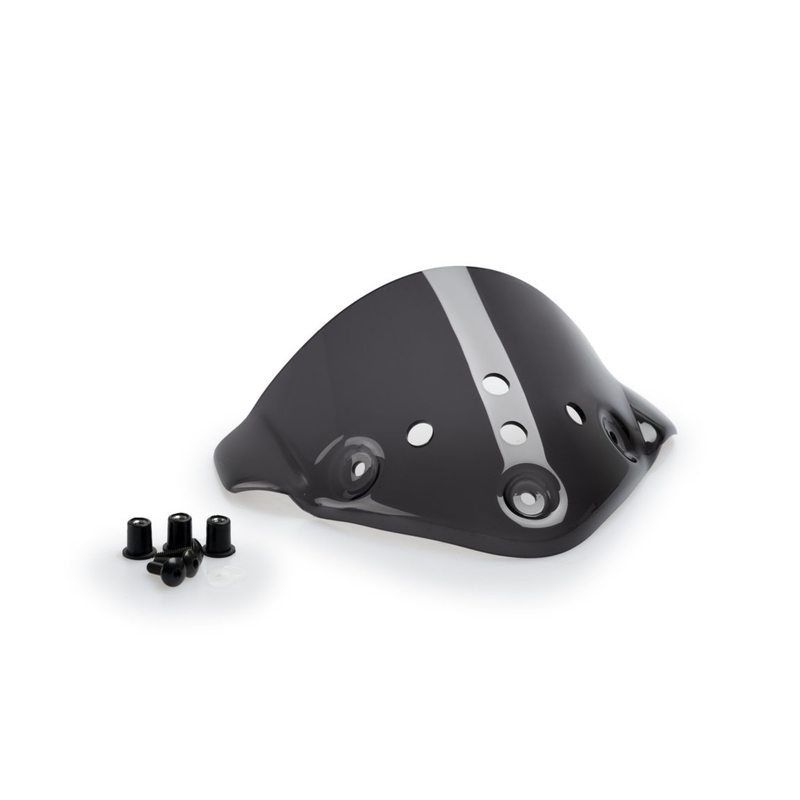Maska PUIG CAFE RACER tmavá kouřová 173mm x 120mm