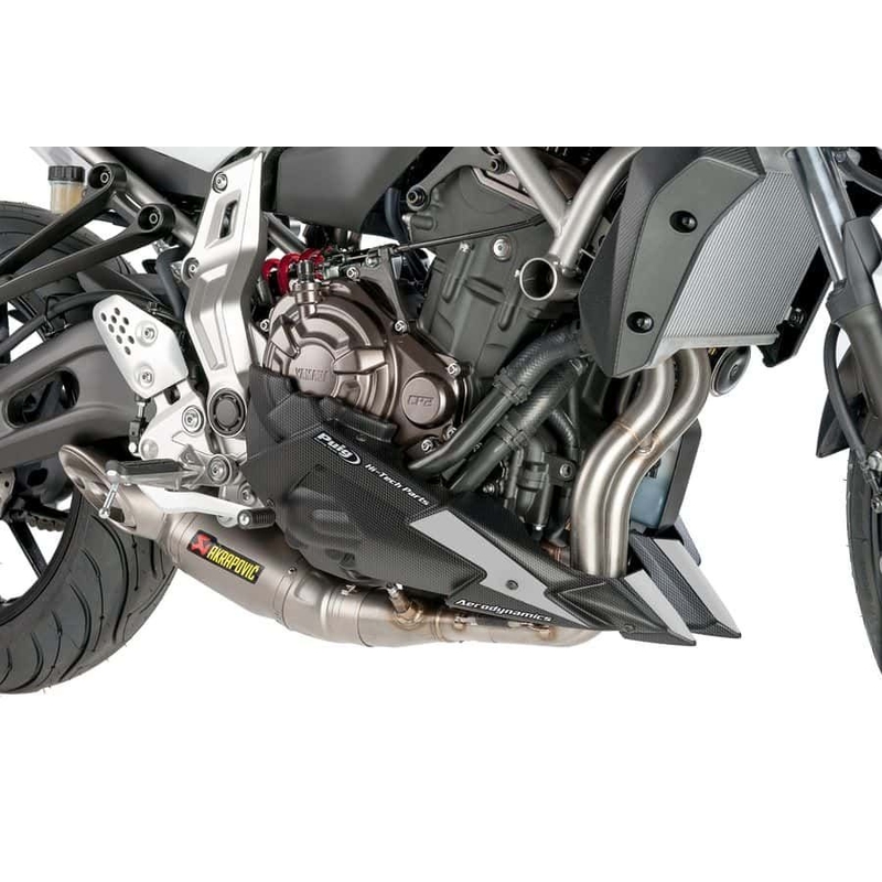 Spoiler motoru PUIG karbonový vzhled včetně samolepek