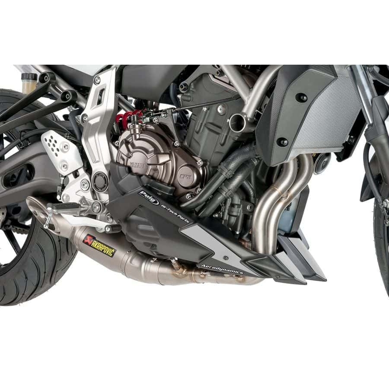 Spoiler motoru PUIG matná černá včetně samolepek
