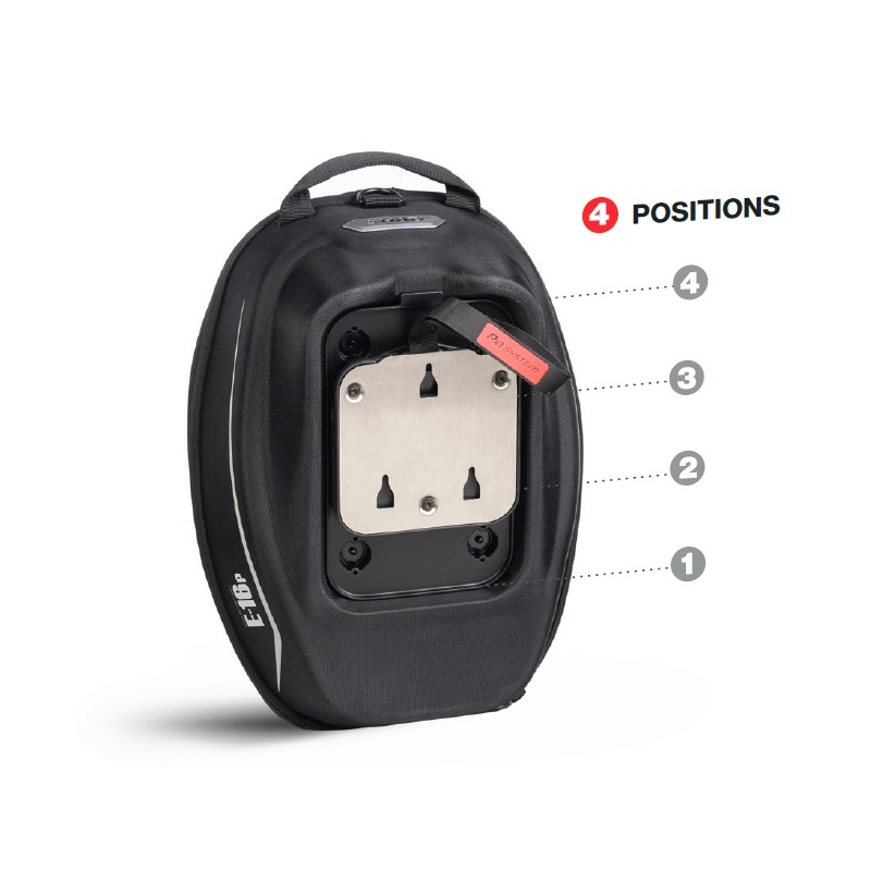 Taška na nádrž SHAD E16P pro Pin systém rozšiřitelná