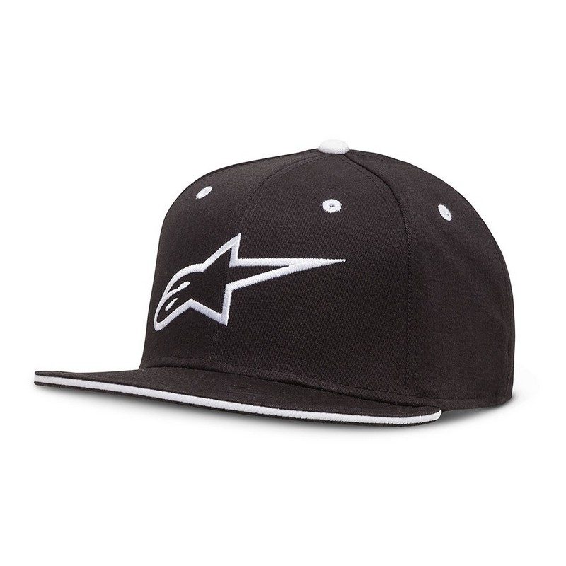 Kšiltovka Alpinestars Ageless Flatbill černo-bílá Velikost: S/M