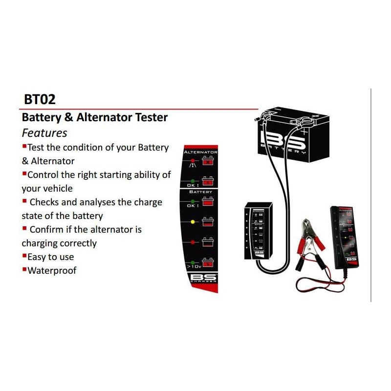 Tester baterie a alternátoru BS-BATTERY