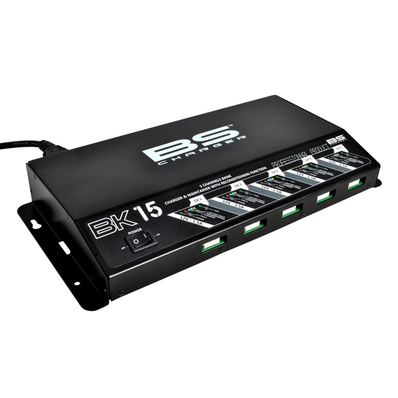 Profesionální nabíječka pro 5 baterií BS-BATTERY 5 Bank charger 12V 5x1.5A