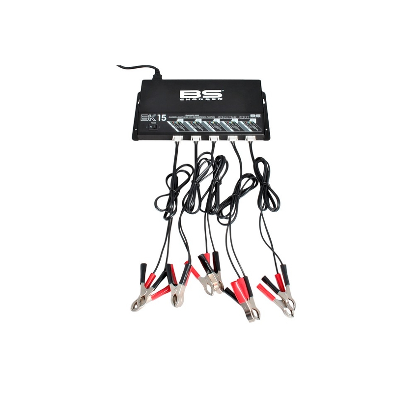 Profesionální nabíječka pro 5 baterií BS-BATTERY 5 Bank charger 12V 5x1.5A