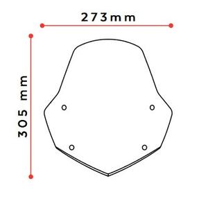 Plexi štít PUIG NEW GEN. SPORT 3767F tmavá kouřová