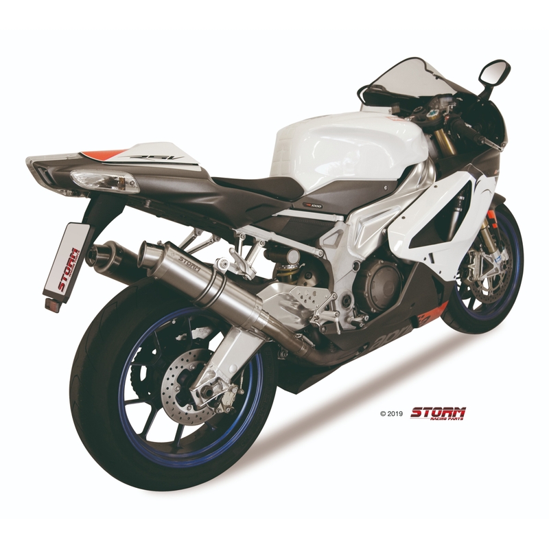 2 koncovky výfuku STORM GP Nerez