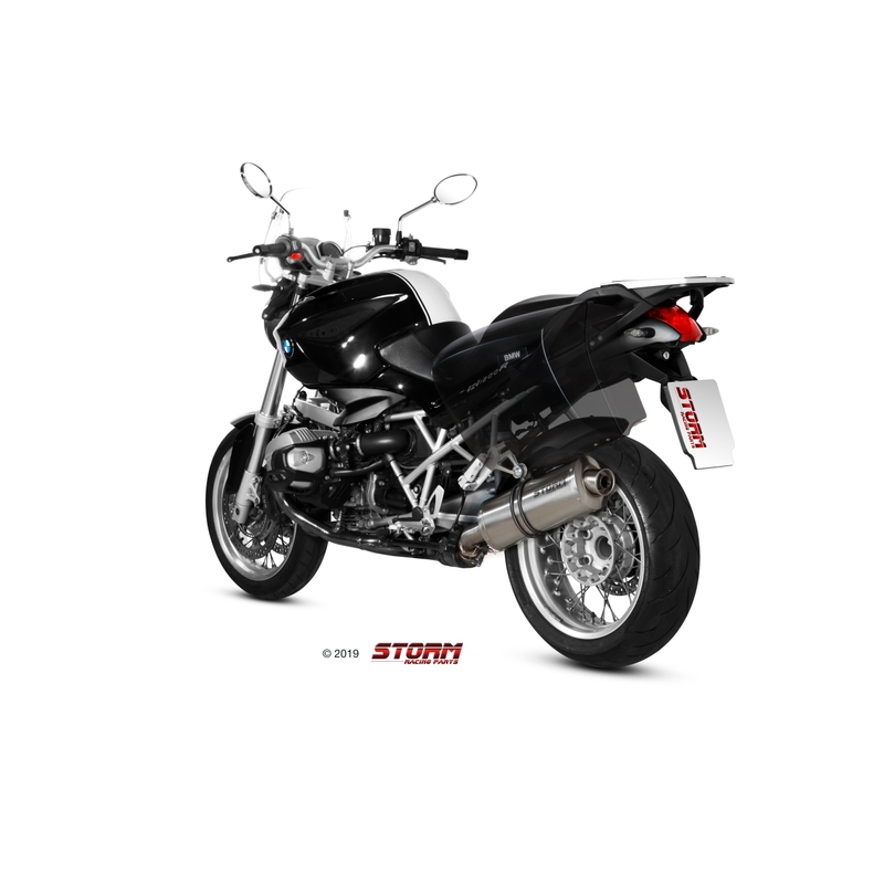 Koncovka výfuku STORM OVAL Nerez pro BMW R 1200 R / RS 2011-2014