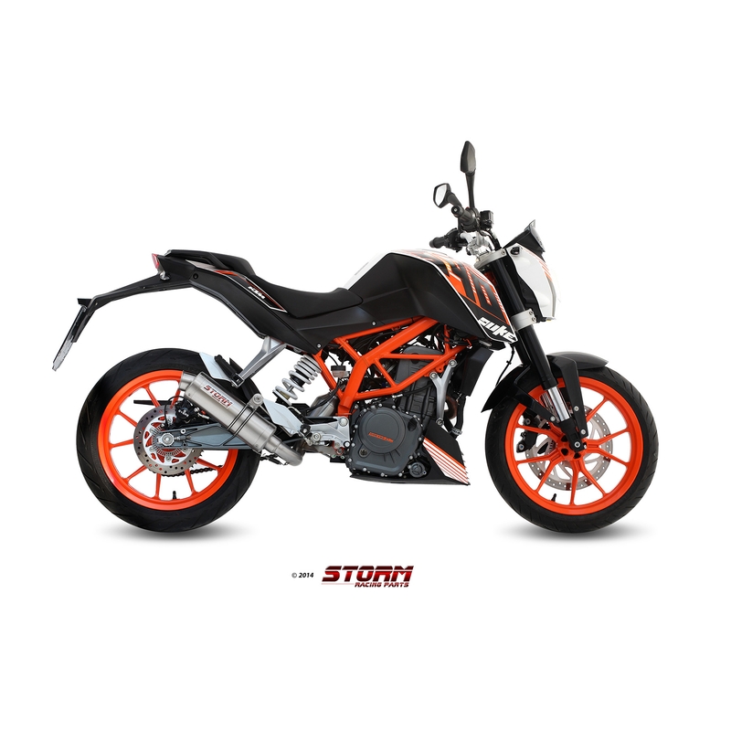 Výfuk kompletní 1x1 STORM GP Nerez pro KTM Duke 390 2013-2016