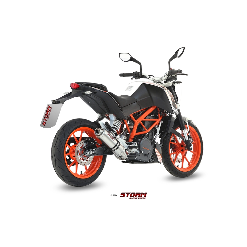 Výfuk kompletní 1x1 STORM GP Nerez pro KTM Duke 390 2013-2016