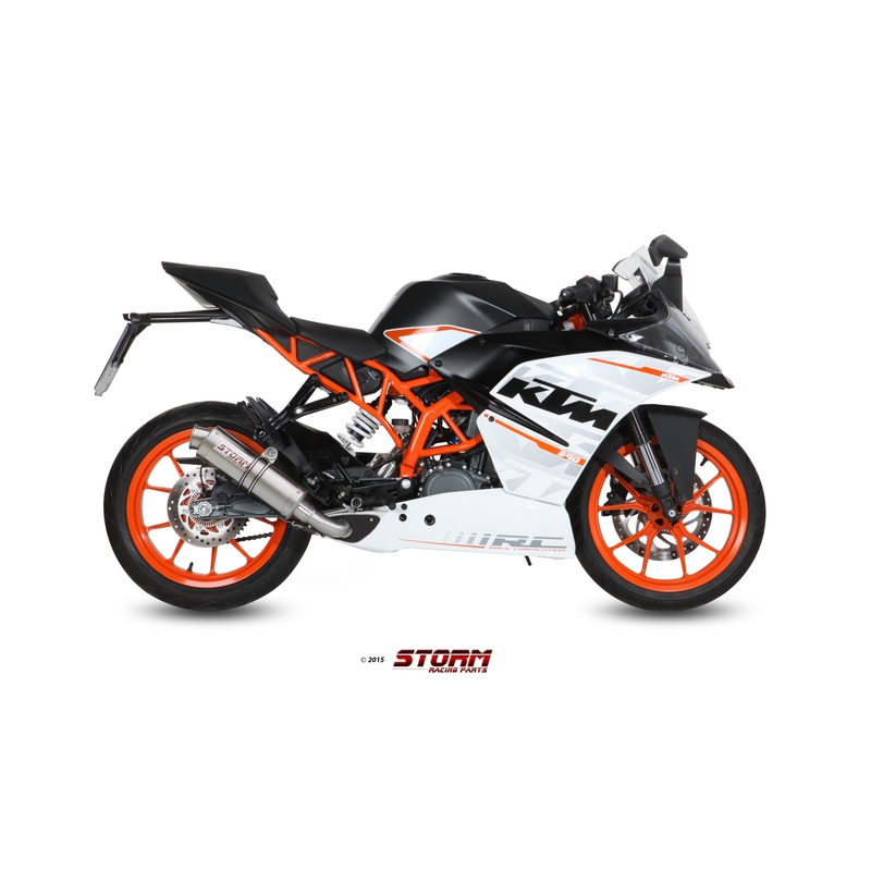 Výfuk kompletní 1x1 STORM GP Nerez pro KTM RC 390 2014-2016