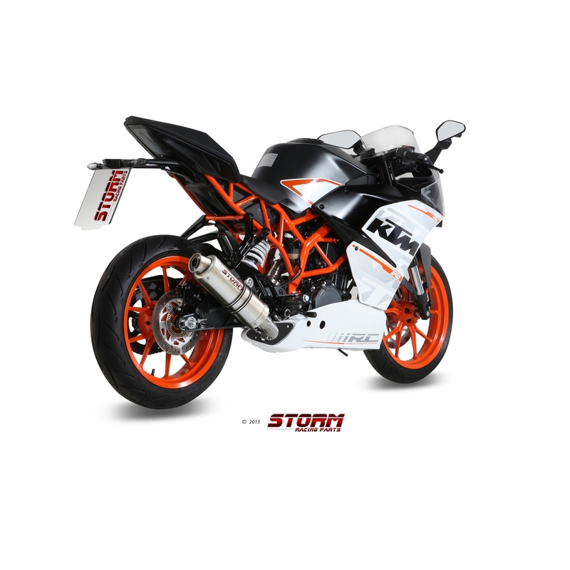 Výfuk kompletní 1x1 STORM GP Nerez pro KTM RC 390 2014-2016