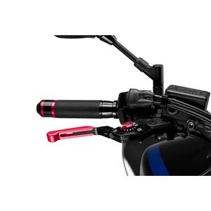 Páčka brzdy bez adaptéru PUIG 3.0 14RNR rozšiřitelná skládací červená/červená