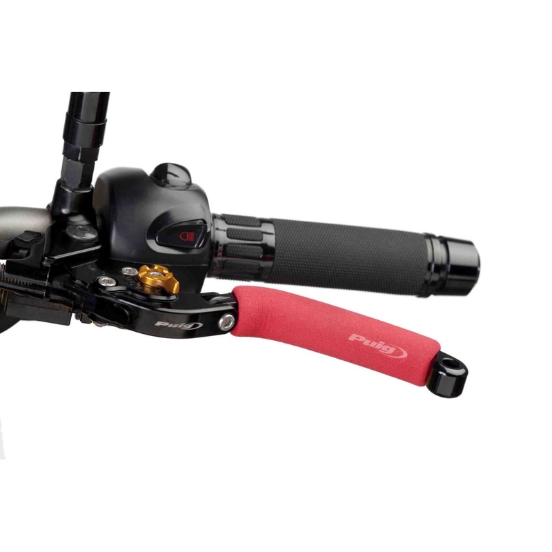 Pěnový návlek na páčku PUIG ANTI-VIBRATION červená pár