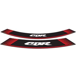 Linka na ráfek PUIG CBR 5524R červená linky na ráfek - sada 8ks