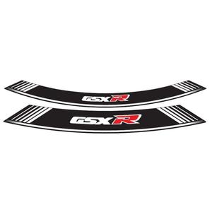 Linka na ráfek PUIG GSXR 5525B bílá linky na ráfek - sada 8ks