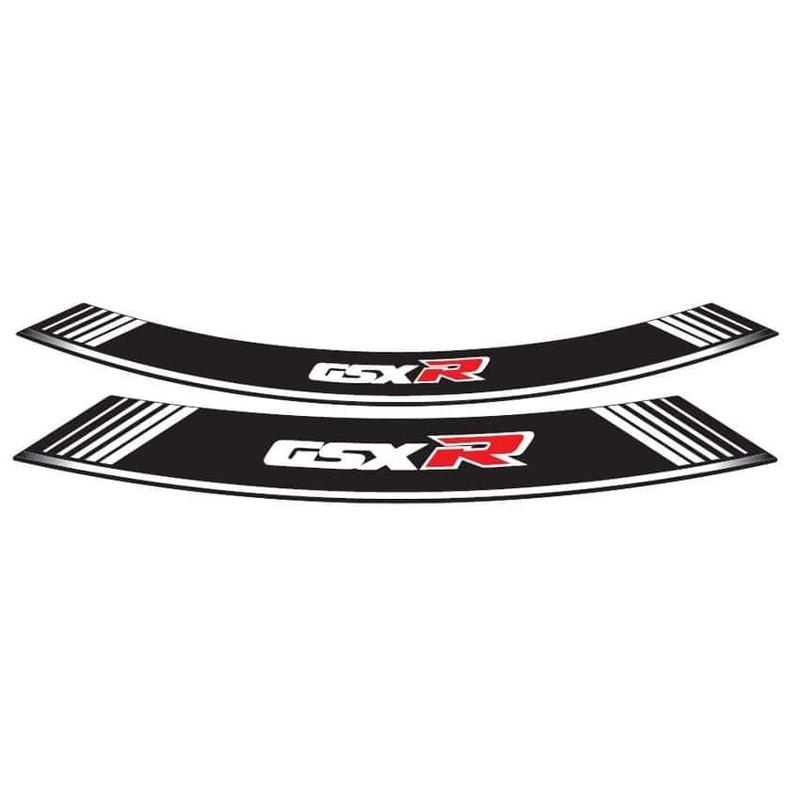 Linka na ráfek PUIG GSXR bílá linky na ráfek - sada 8ks
