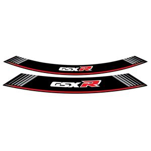 Linka na ráfek PUIG GSXR 5525P stříbrná linky na ráfek - sada 8ks