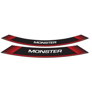 Linka na ráfek PUIG MONSTER 5527R červená linky na ráfek - sada 8ks