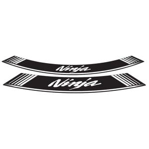 Linka na ráfek PUIG NINJA 5528B bílá linky na ráfek - sada 8ks