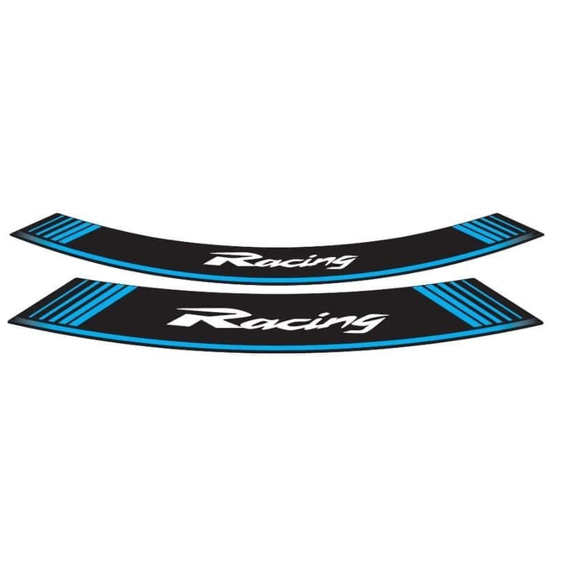 Linka na ráfek PUIG RACING modrá linky na ráfek - sada 8ks