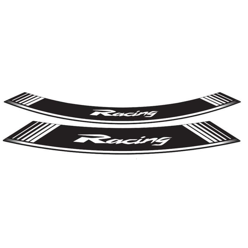 Linka na ráfek PUIG RACING bílá linky na ráfek - sada 8ks