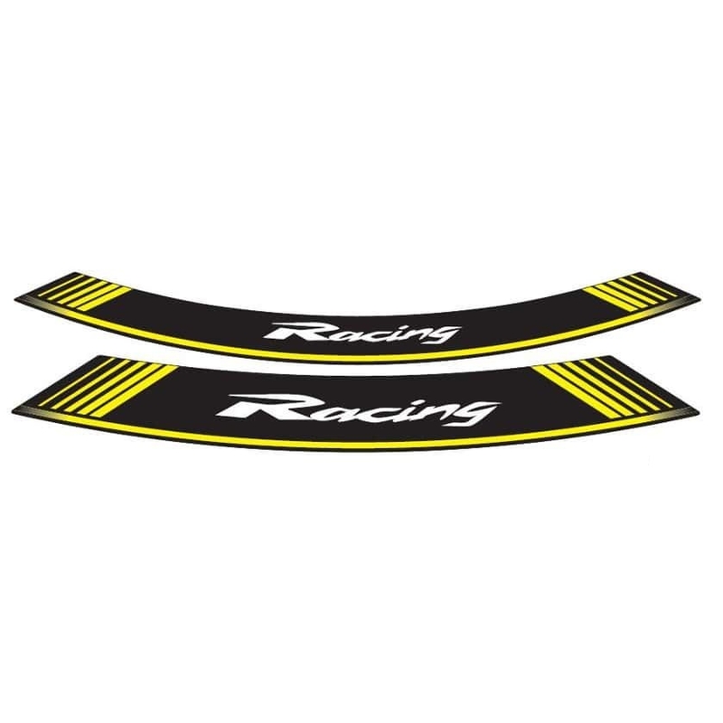 Linka na ráfek PUIG RACING žlutá linky na ráfek - sada 8ks
