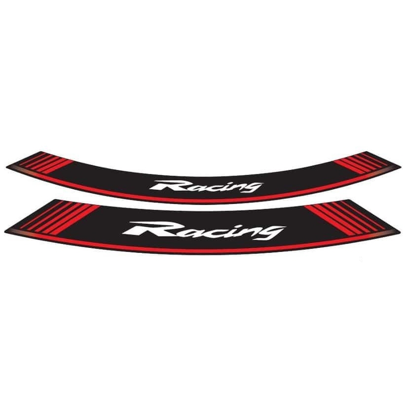 Linka na ráfek PUIG RACING červená linky na ráfek - sada 8ks