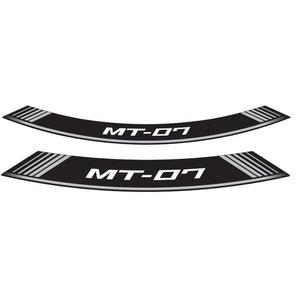 Linka na ráfek PUIG MT-07 9136P stříbrná linky na ráfek - sada 8ks