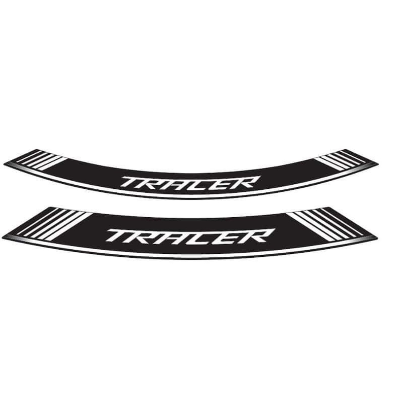 Linka na ráfek PUIG TRACER bílá linky na ráfek - sada 8ks