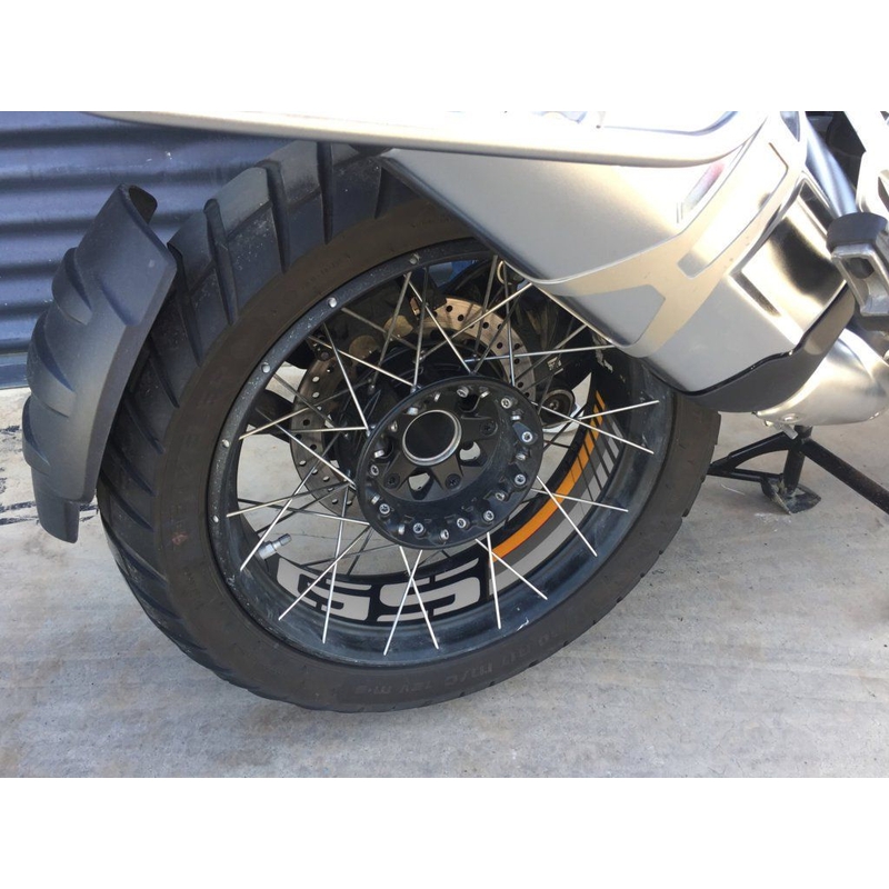 Linka na ráfek PUIG GS zlatá pro BMW R 1200 GS Adventure 2014-2018