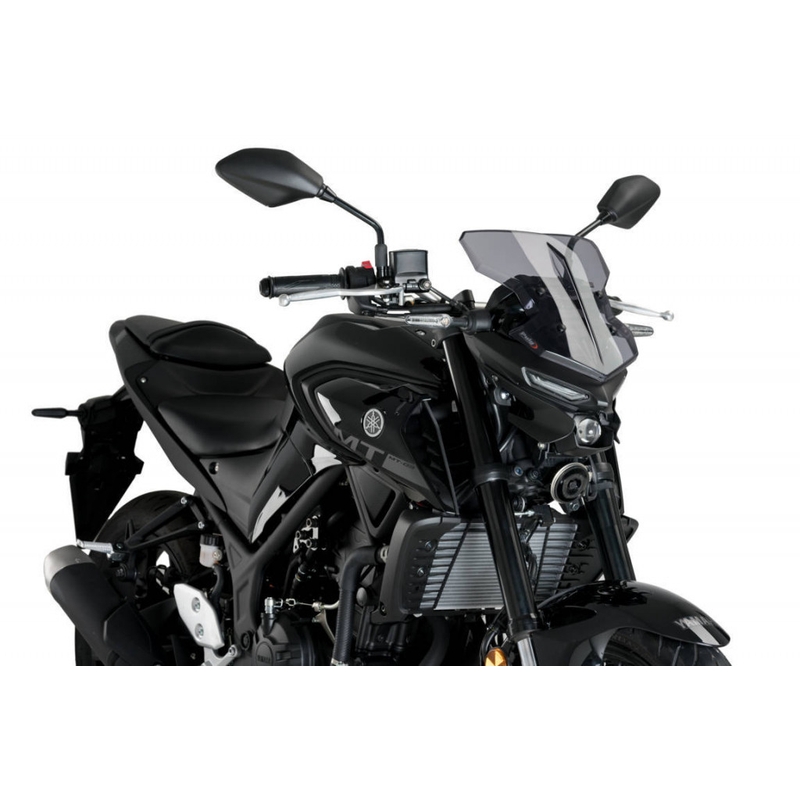 Plexi štít PUIG NEW GEN. SPORT kouřová pro YAMAHA MT-03 320 2020-2026